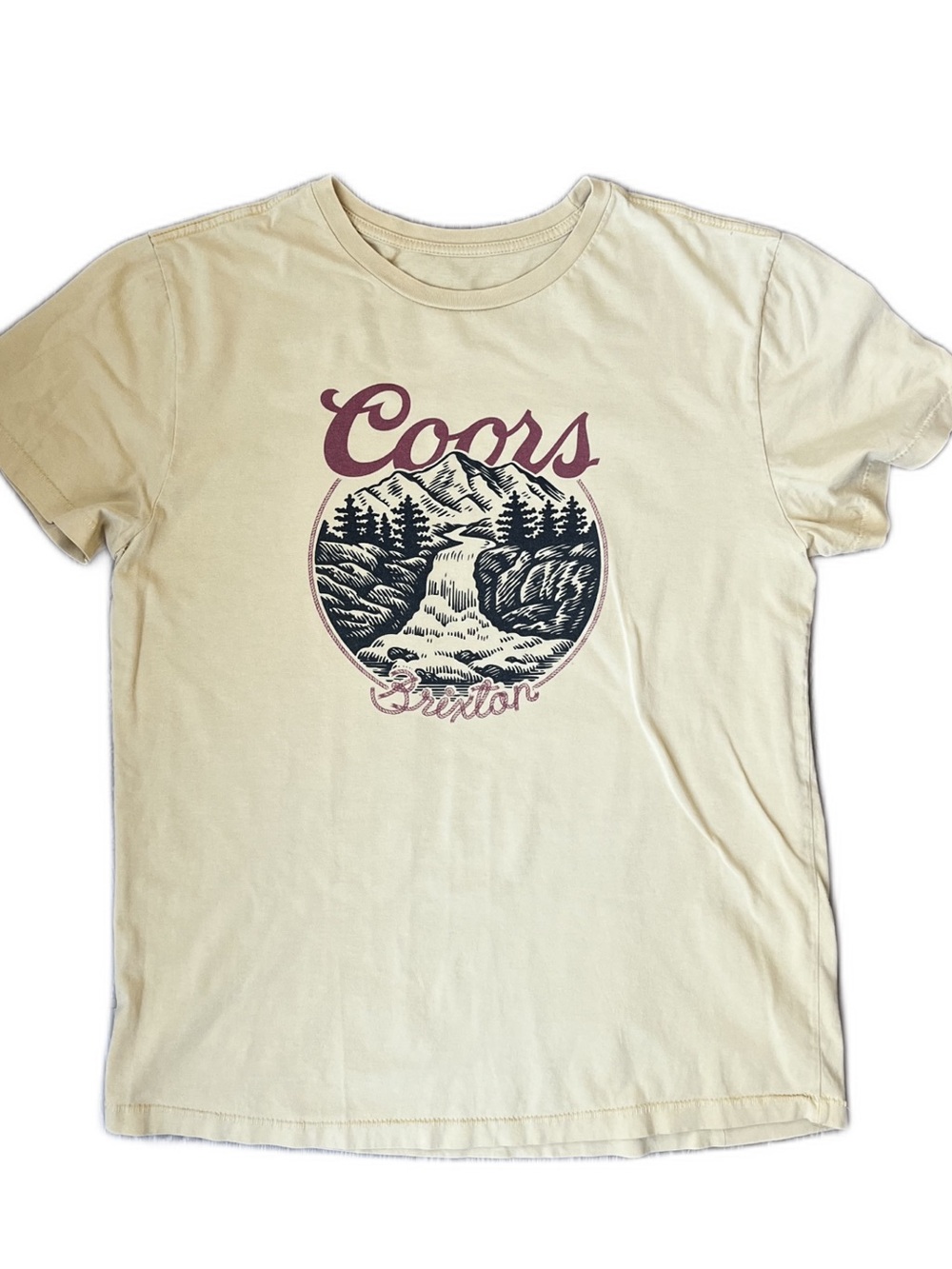 Coors Graphic Tee in Light Cream